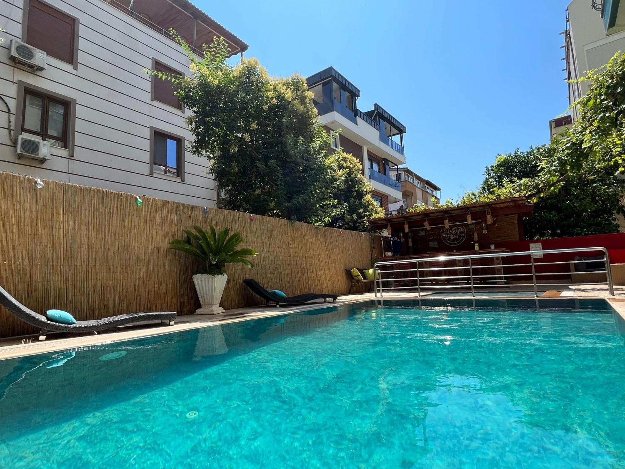 Beyaz Melek Apart Hotel أنطاليا المظهر الخارجي الصورة
